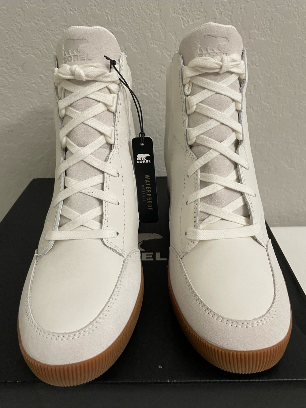 SOREL Women's Out N About Wedge Boot Size 11 Sea Salt Gum NIB - Picture 2 of 13